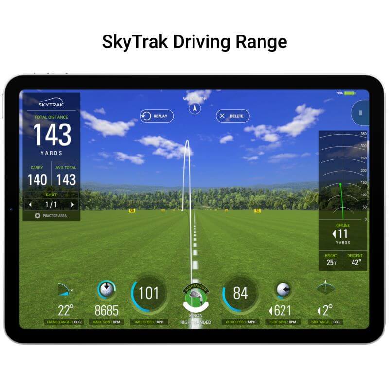 skytrak 正規代理店　モバイルアプリのレジストが付いています